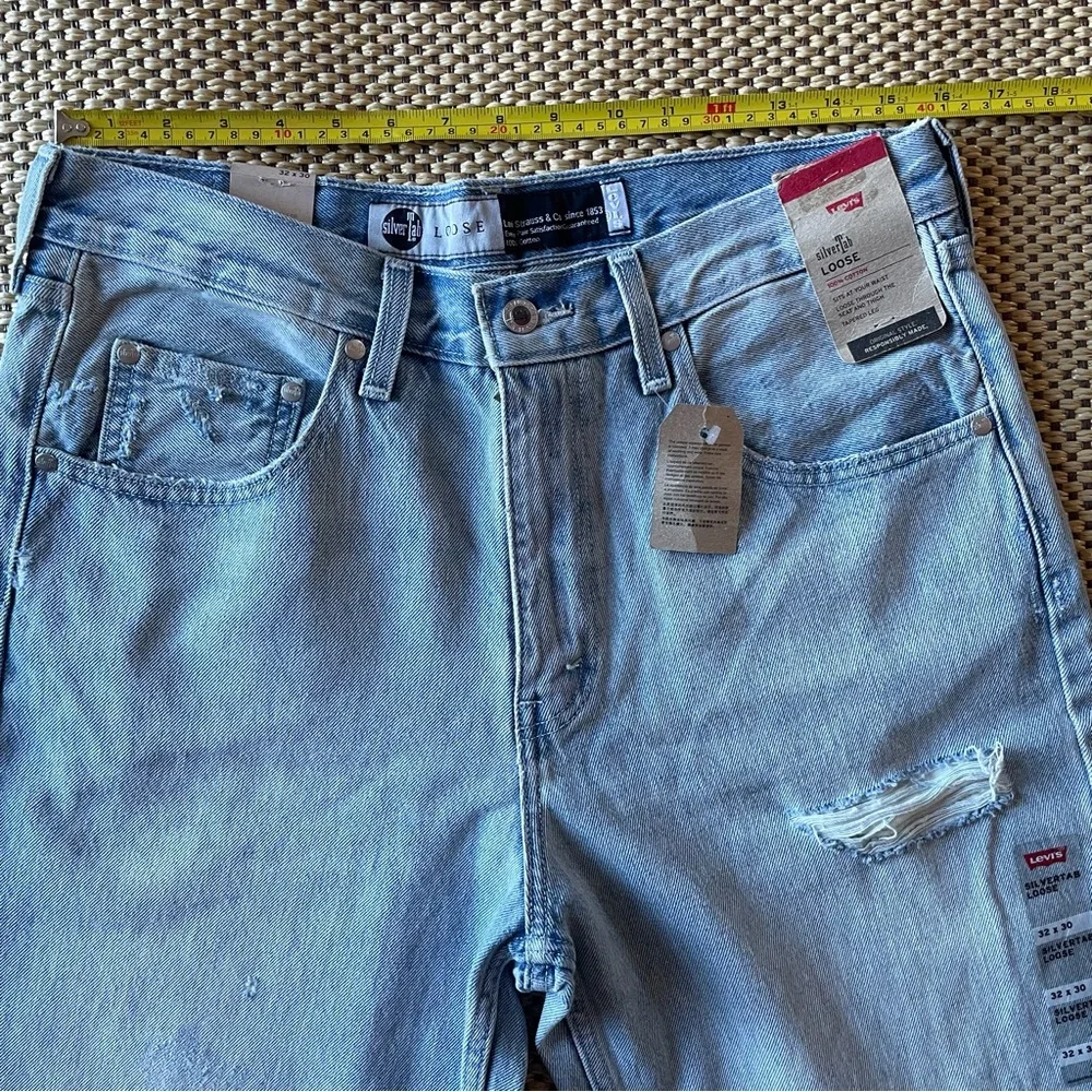 NEW Levi's SilverTab Loose Fit Jeans 100% Cotton W32 X L30 NEW